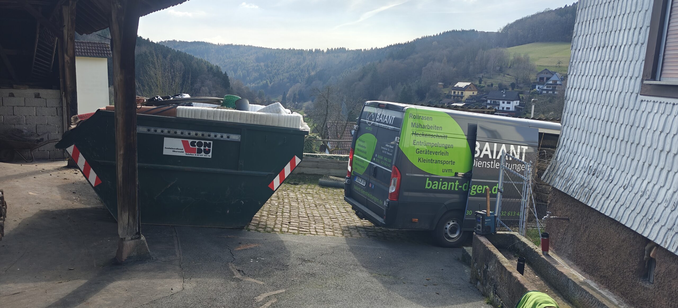 Wir räumen Ihr Haus - oder Keller - Odenwald Entrümpelung Baiant
